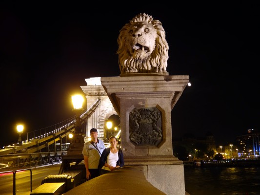 Auf der Kettenbrücke. (04.09.2012)