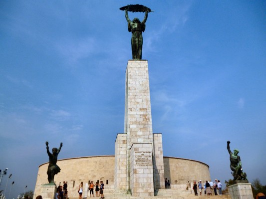 Befreiungsdenkmal am Gellértberg. (05.09.2012)