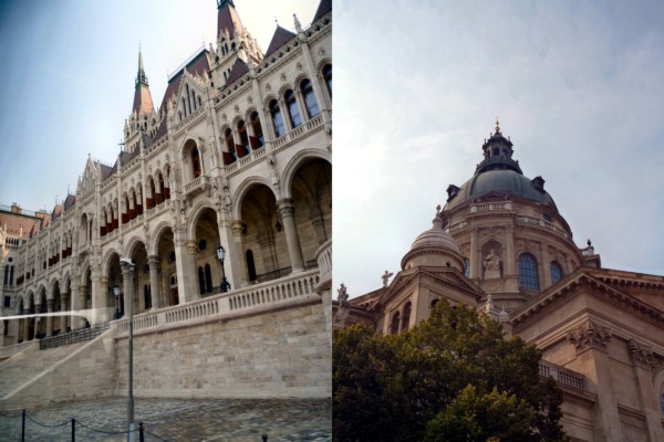 Vorbei am Parlament zur Stephans-Basilika. (05.09.2012)
