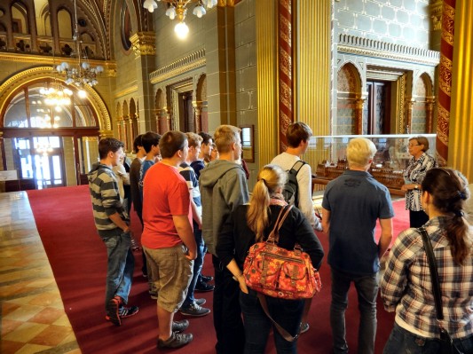 In der Eingangshalle des Parlamentes. (06.09.2012)