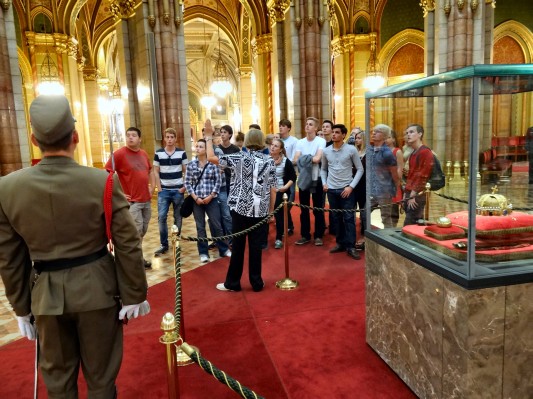 ... der Höhepunkt der Parlamentsführung.  (06.09.2012)