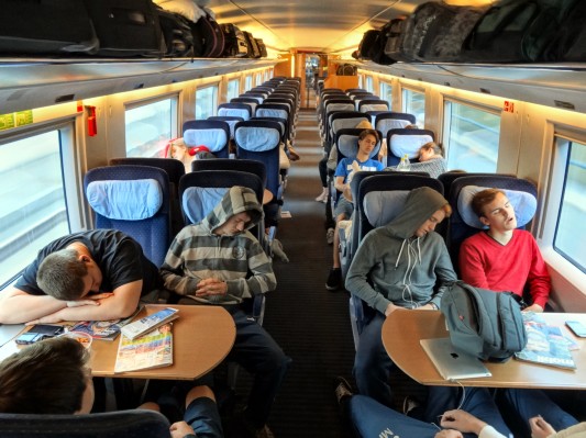 ... vor lauter Erschöpfung 