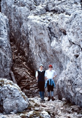 Schützengraben am Hexenstein (23.07.1988)