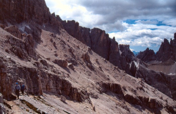 Auf dem Weg zur Elferscharte (15.07.1992)