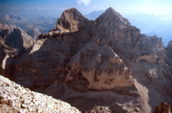 Tofana II und III von der Tofana I aus (19.08.1996)