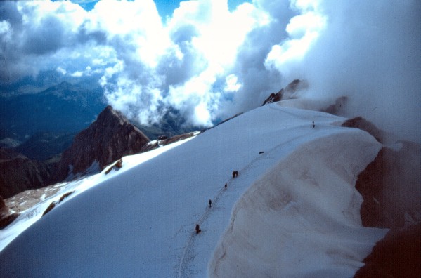 Blick von der Marmolata di Rocca (31.07.1997)