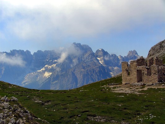 Popena-Scharte mit Blick zur Sorapis (22.07.2009)