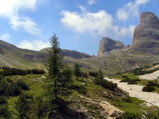 Popena-Tal mit Popena-Scharte (22.07.2009)