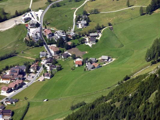Unser Quartier vom Sass Songher aus (23.07.2009)