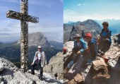 Am Gipfel der Großen Cir (15.07.2009) - rechts 1983