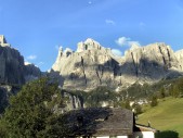 Blick aus dem Zimmerfenster in die Sella (12.07.2009)