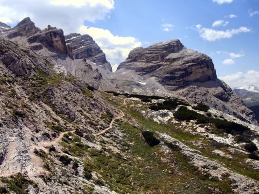 Blick zurück zur Forcella di Lech (10.07.2010)