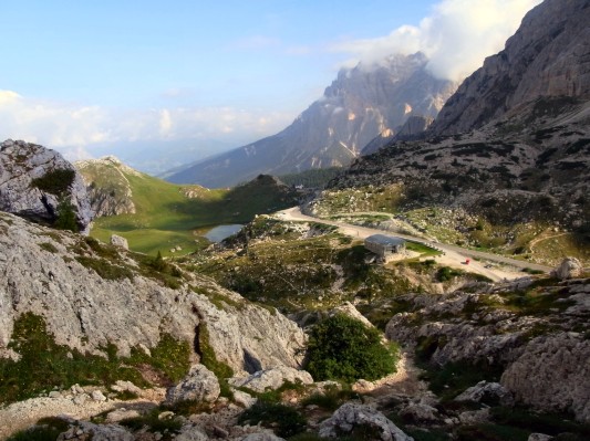 Sperre Tre Sassi und Valparola-Pass (20.07.2010)