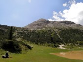 Sasso della Para vom Fodara-See aus (07.07.2010)