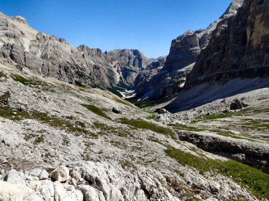 Blick nach vorne: Das Travenanzes-Tal (01.07.2011)