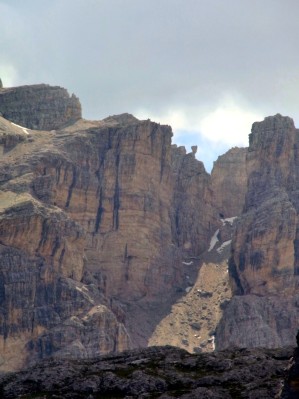 Blick zur Fanes-Scharte (05.07.2011)
