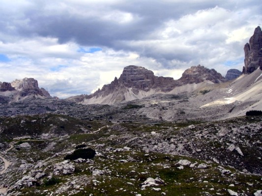 ... über die Langenaple zur Auronzo-Hütte (06.07.2011)