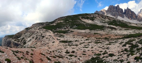 Cima di Falzarego mit Großem Lagazuoi (09.07.2012)