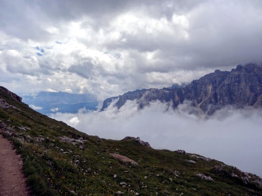 ... bzw. darüber führen an der Schlüterhütte ... (14.07.2012)