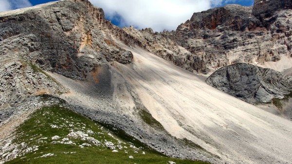 ... in ein riesiges Schuttfeld (16.07.2012)