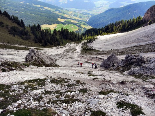 ... durch Schuttmassen (11.07.2013)