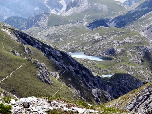 Blick zum Hochalmsee ... (11.07.2013)