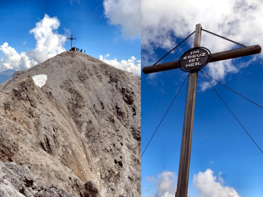 Das Gipfelkreuz ist in Sicht (22.07.2013)