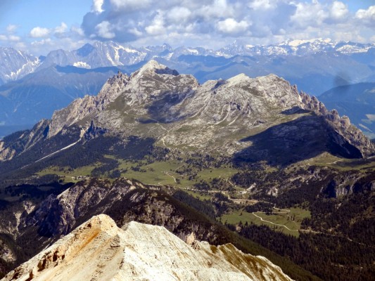 ... und vom Süden aus der Cristallo-Scharte (23.07.2013)