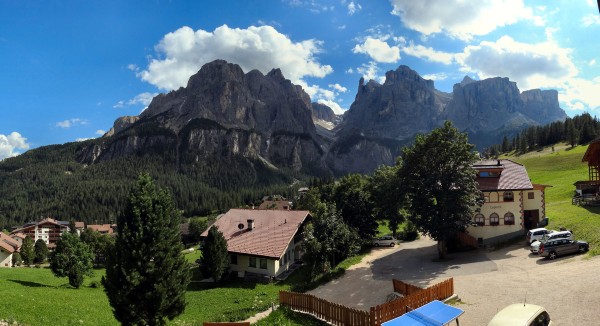 Panoramablick von unserem Balkon (25.07.2013)