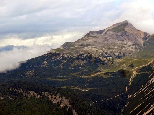 Blick zur Sennes-Hütte (14.08.2014)