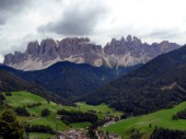 Blick zurück auf die Geislerspitzen (31.07.2014)