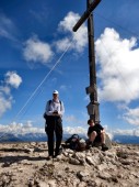 ... auf den Gipfel des Piz da Peres (01.08.2014)