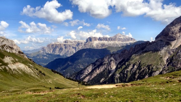 Blick zur Sella-Gruppe (06.08.2015)