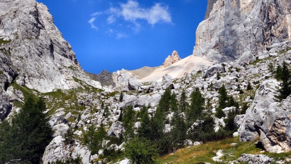 Richtung Ombretta-Pass ... (11.08.2015)