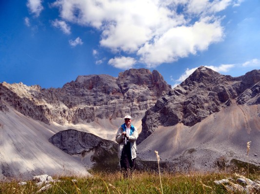 Auf dem Lerosa-Gipfel unterhalb der Hohen Gaisl (12.08.2015)