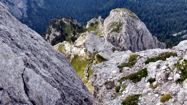 Blick auf die Goiginger-Stellung ... (14.08.2015)