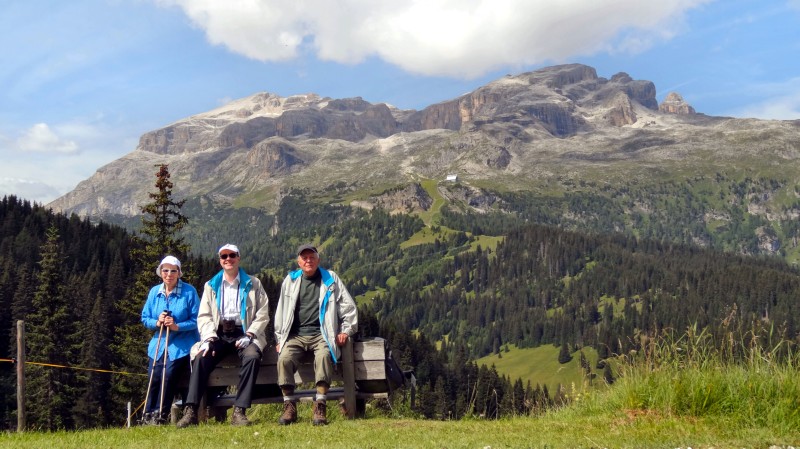 Blick zur Sella-Gruppe (24.07.2016)