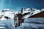 Meine Eltern bei Armentarola (15.02.1961)