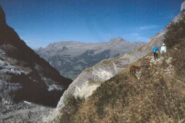 Auf dem Weg zum Stieregg (14.10.1990)