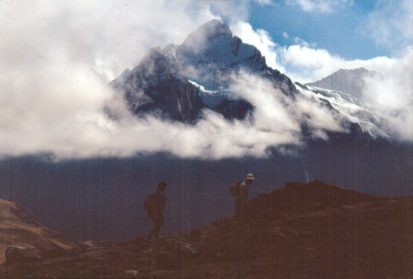 Auf dem Weg zur Bußalp (17.10.1990)