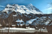 Blick von Grund auf den Eiger (22.03.1986)