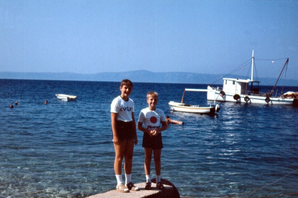 In Tucepi (03.07.1982)