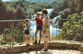 An den Krka-Fällen (06.08.1978)