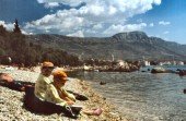 Am Strand von Stafelic (09.08.1978)