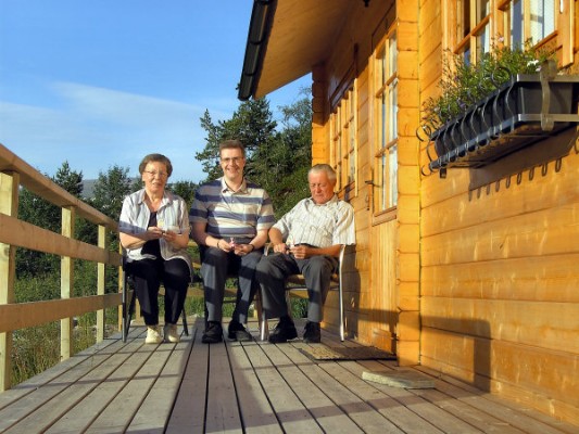 Der Morgen meines 34. Geburtstages in unserer sechsten Hütte bei Magalaupet [14], - ... (05.07.2008) 
