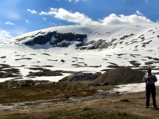 ... und der Hestebreen-Gletscher. (05.07.2008) 