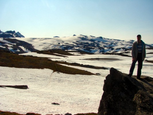 Soweit das Auge reicht: Schnee, Eis, ... (06.07.2008) 