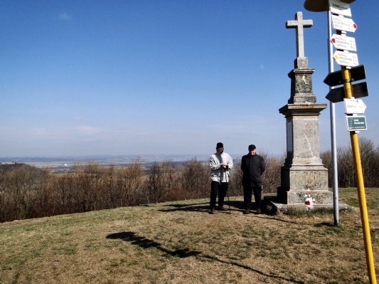 Am Schwinz mit Blick nach Alttitschein (04.04.2012)