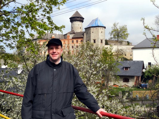 Die Burg Eulenberg, auf der Georg Rupprecht 1652-1666 der von den Hoch- und Deutschmeistern bestellte Burghauptmann war. (20.04.2014)