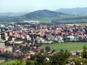 Blick von Burg Alttitschein auf Neutitschein (16.05.2015)